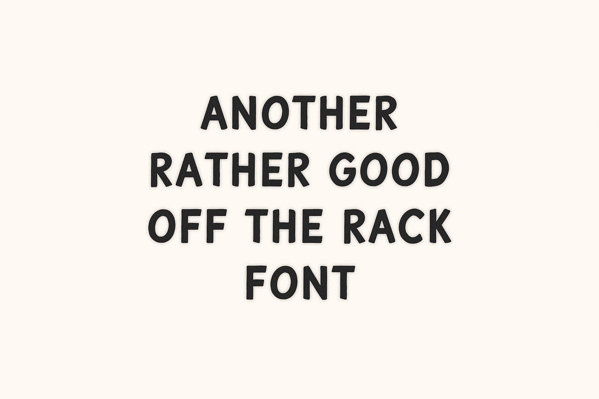 Homage | Hand Drawn Font, a Sans Serif Font by Off The Rack © (Photo 6 of 6)
