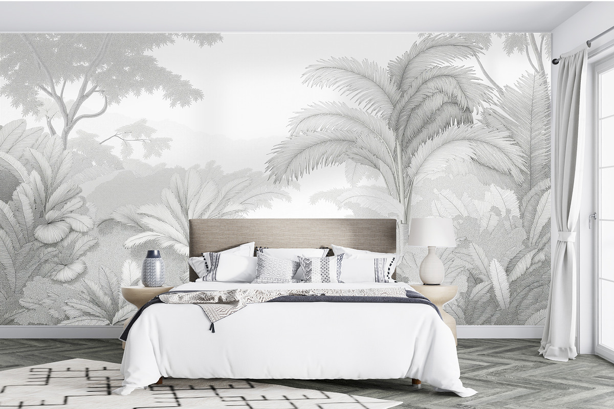 Abstract forest art wallpaper, an Illustration by fei long (Photo 5 of 9)