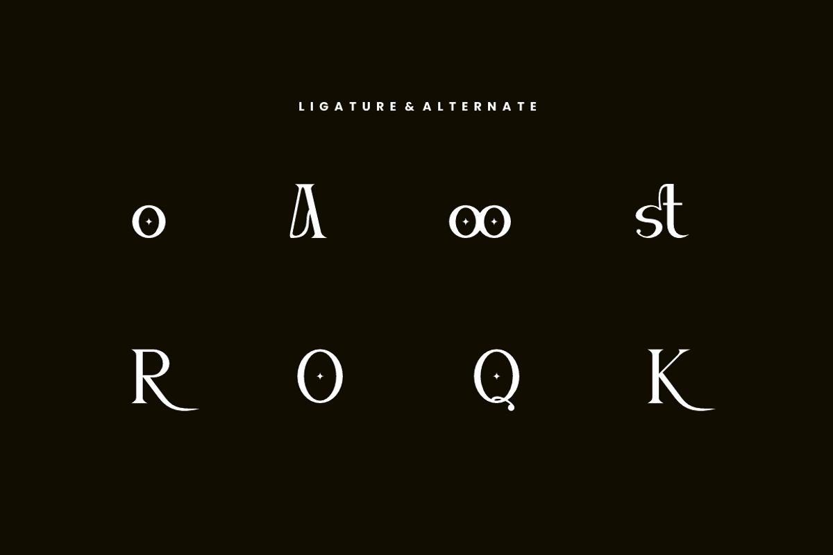 Rostyah - Elegant Serif Font, a Serif Font by Iqsiart Studio (Photo 7 of 8)