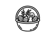 Easter Basket Vector Silhouette Bund, an Illustration by Designs_River (Thumbnail 38 of 51)