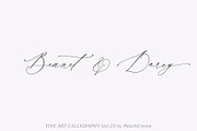 Dostoevsky // Fine Art Font SALE!!!, a Script Font by PeachCreme (Thumbnail 8 of 14)