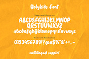 Holykids - Cute & Bold Font, a Sans Serif Font by Weape Studio (Thumbnail 10 of 10)