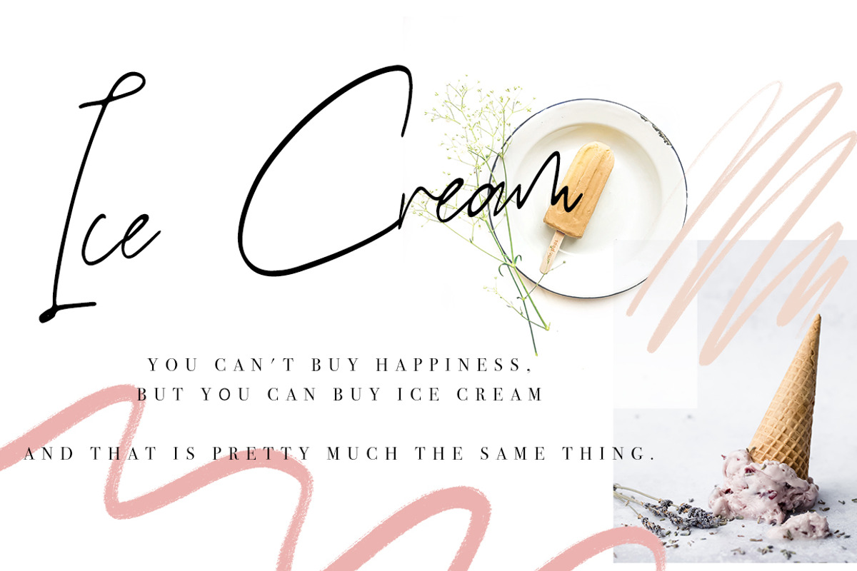 Hamorry/ Sale 99% Off, a Script Font by Katie Holland (Photo 3 of 6)