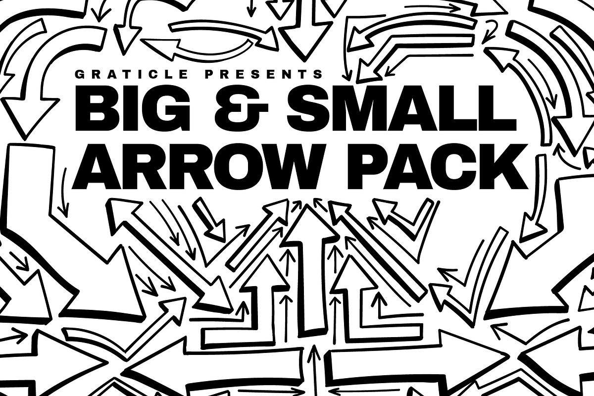 Arrow Pack - Big & Small Arrows, a Work Illustration by Graticle (Photo 1 of 2)