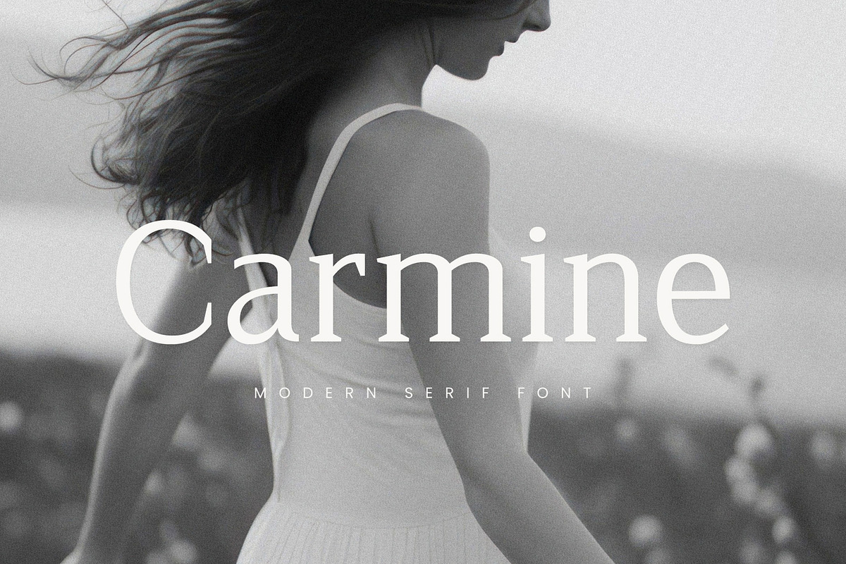 Carmine - Serif Font, a Serif Font by Almeera Std (Photo 1 of 5)