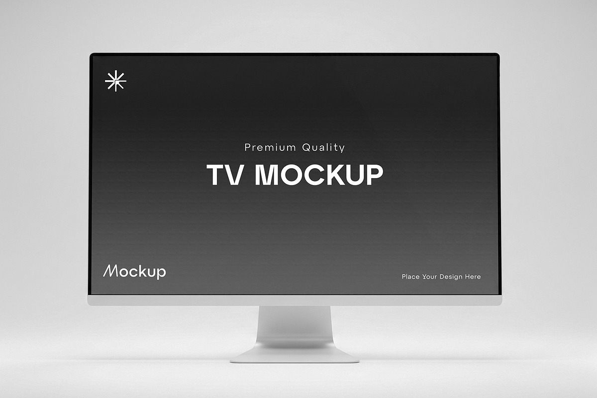 Smart TV Screen PSD Mockup, a Product Mockup by graphypix (Photo 4 of 4)