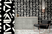 Dark Brush Painted Tribal, a Wallpaper Graphic by MalyskaStudio (Thumbnail 11 of 16)