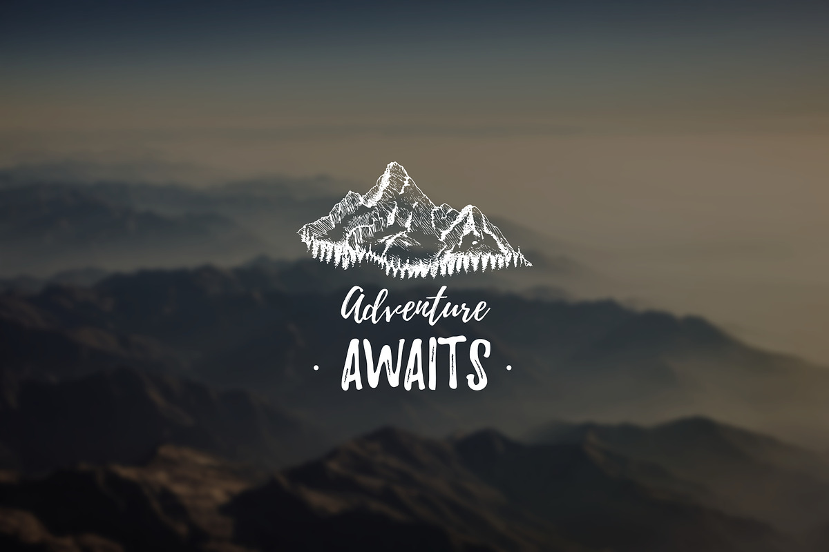 Mountain and Tree Illustrations, an Illustration by Chewie Co (Photo 7 of 10)