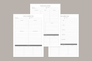 Marketing Planning Pages Set V-08, a Stationery Template by shahsoft (Thumbnail 3 of 3)