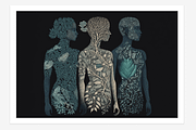 Cohu Collection · The Cosmic Human, a Decorative Illustration by milatovar (Thumbnail 11 of 13)