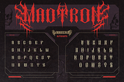 Argan, a Blackletter Font by Burntilldead (Thumbnail 7 of 13)
