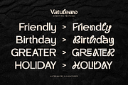 Vatulemo - Experimental Sans Serif, a Sans Serif Font by Pixesia Studio (Thumbnail 13 of 14)