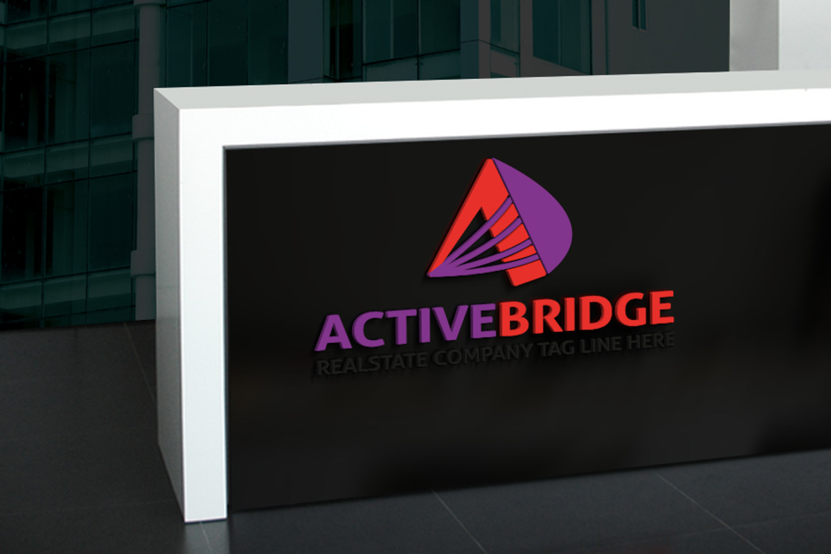 Active Bridge Real State Logo, a Branding & Logo Template by Emdaduljs (Photo 1 of 2)