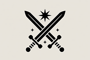 two celestial swords crossed, an Illustration by Amazin_art (Thumbnail 8 of 16)