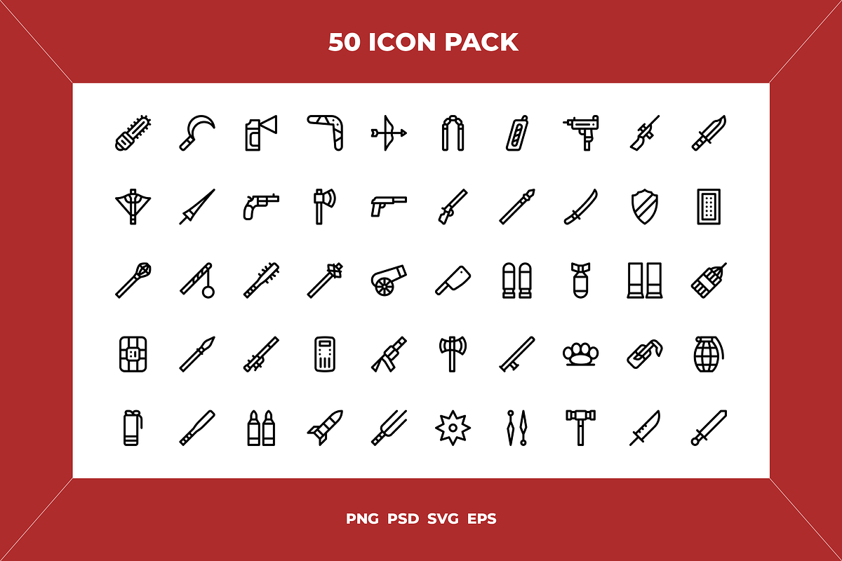 Weapons icons, an Icon by Wencory (Photo 1 of 2)