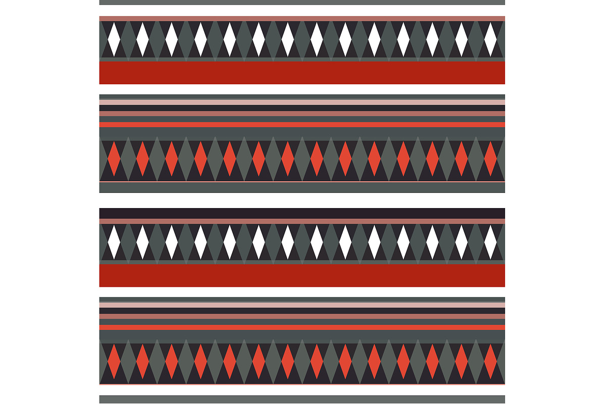 Earthy Ethnic Geometric Seamless, a Pattern Graphic by Sharon Schwalbe (Photo 5 of 6)