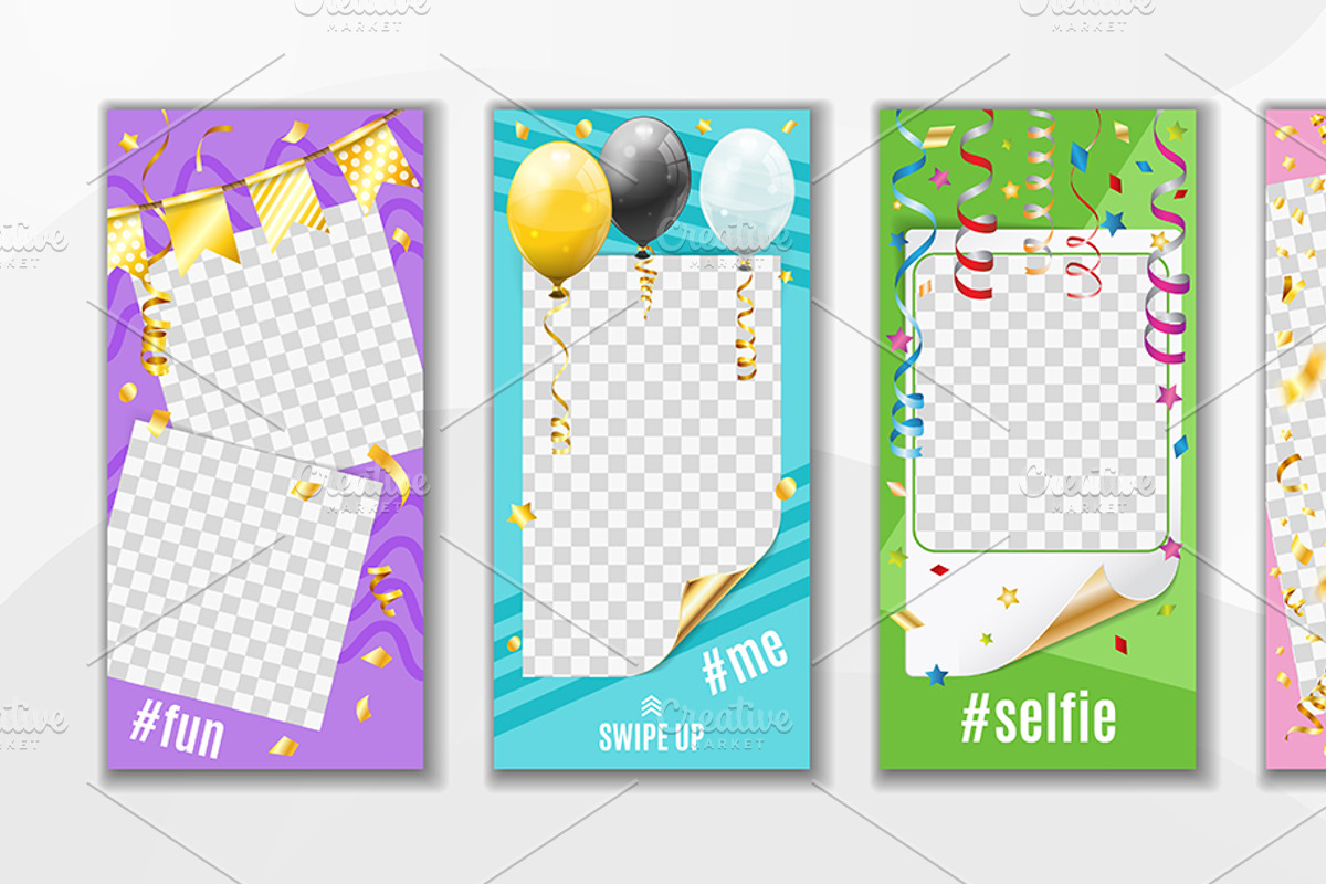 Instagram Stories Templates, a Decorative Illustration by TAlex (Photo 2 of 6)