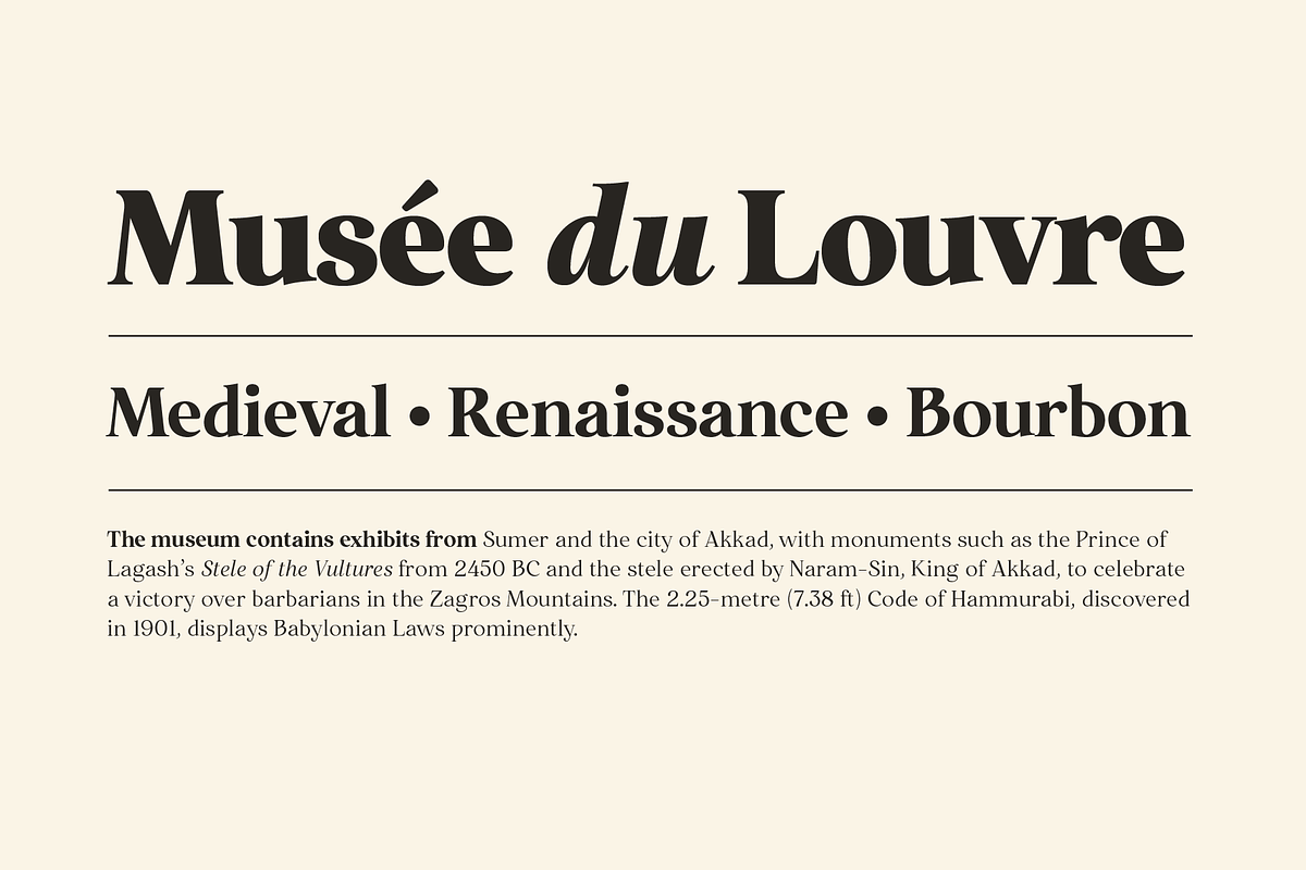 Restora Neue - 18 Fonts, a Serif Font by Nasir Udin (Photo 18 of 20)
