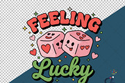 Feeling Lucky Valentine's Day Png, an Illustration by Creative Art (Thumbnail 6 of 6)
