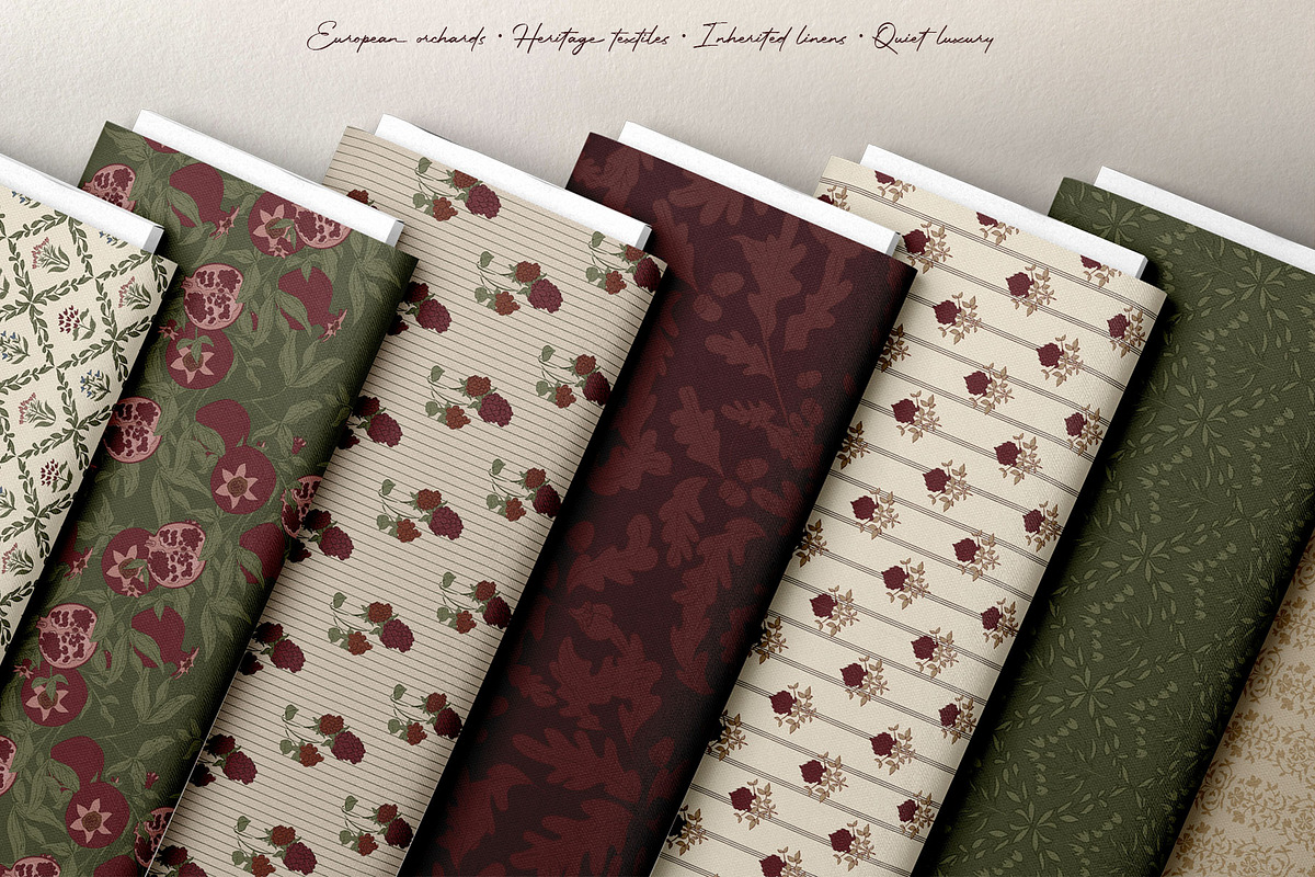Heirloom Harvest Patterns & Frames, a Pattern Graphic by Mio Buono (Photo 5 of 15)
