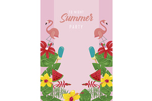 Summer Party Postcard