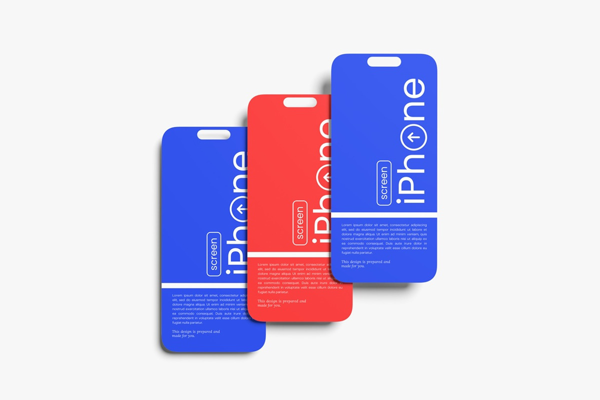 Phone Screen Mockup, an iPhone Mockup by AndikaGraphic (Photo 4 of 5)