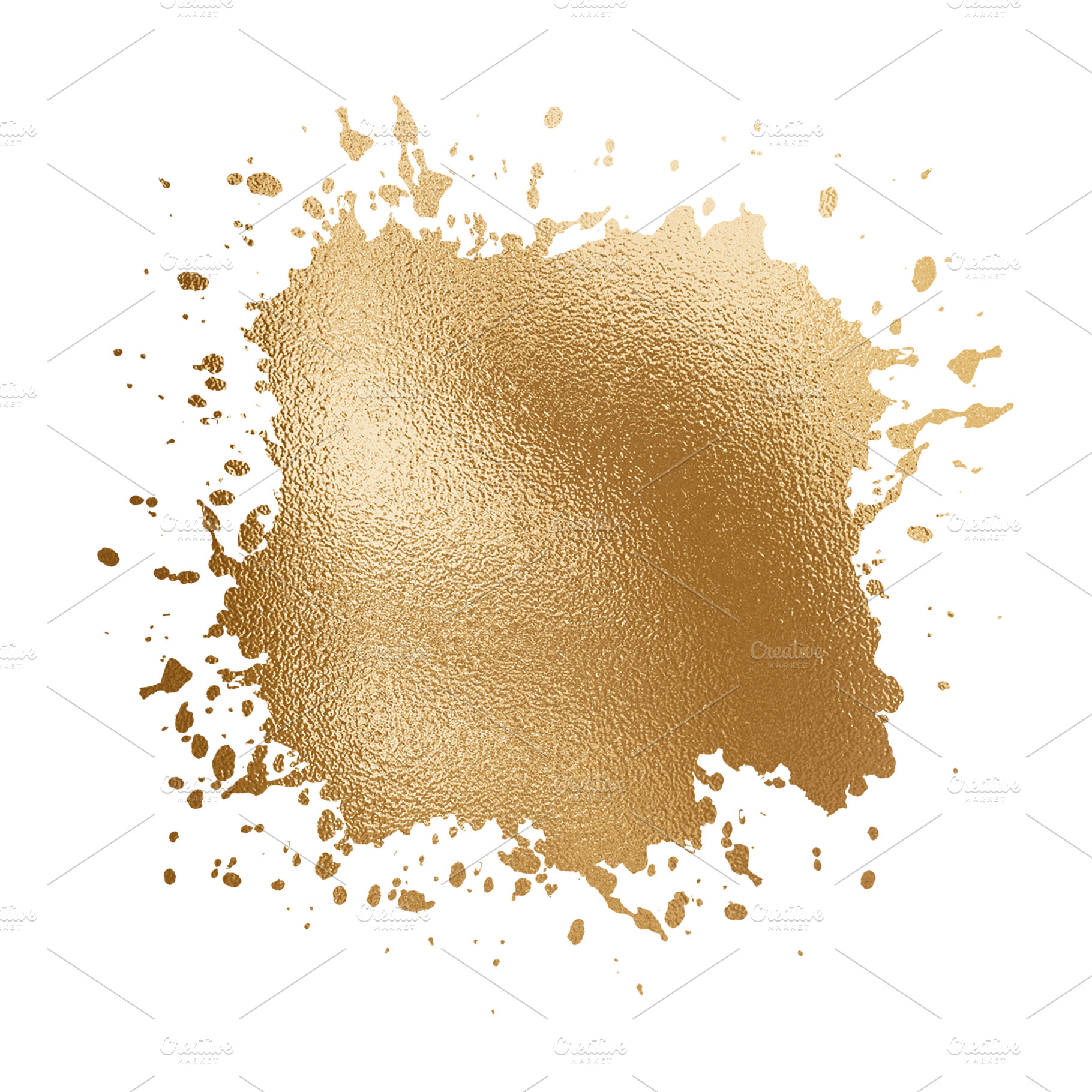 Luxury gold splash brush isolated, an Abstract Photo by BOOCYS