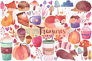 Watercolor Autumn & Winter Bundle, a Food Illustration by Kenna Sato Designs (Thumbnail 3 of 6)