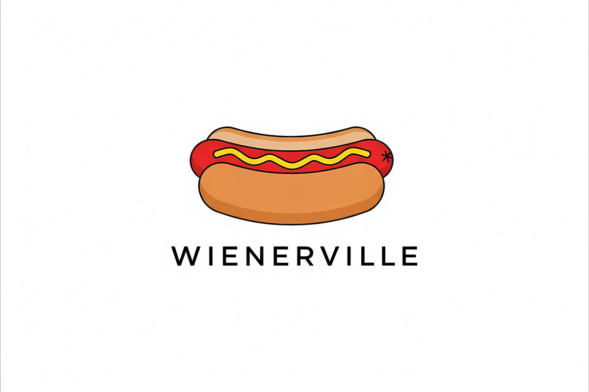 Wienerville Hot Dog, a Branding & Logo Template by Logocreative (Photo 2 of 2)