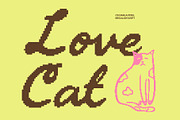 CS Darla Pixel, a Script Font by Craft Supply Co. (Thumbnail 2 of 8)