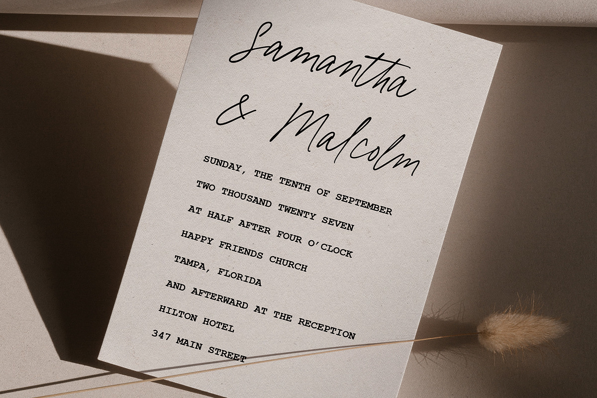the stylish babes. modern script, a Handwritten Font by PeachCreme (Photo 15 of 16)