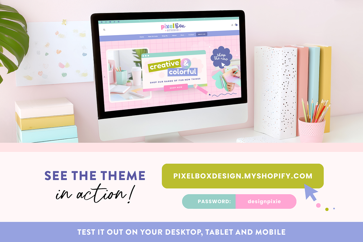 Shopify Theme for Digital Products, a Shopify Template by Design Pixie (Photo 4 of 11)