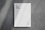 Minimal A4 Paper Mockup, a Product Mockup by Design Squad (Thumbnail 2 of 4)