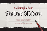 Cal Fraktur Modern font, a Blackletter Font by Posterizer KG (Thumbnail 1 of 5)