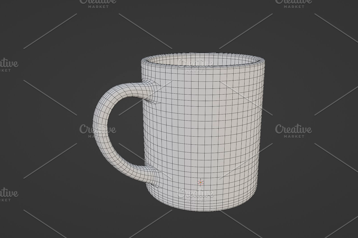 Ceramic Mug 3D, a Furniture 3D Model by Casa Mandarina (Photo 2 of 2)