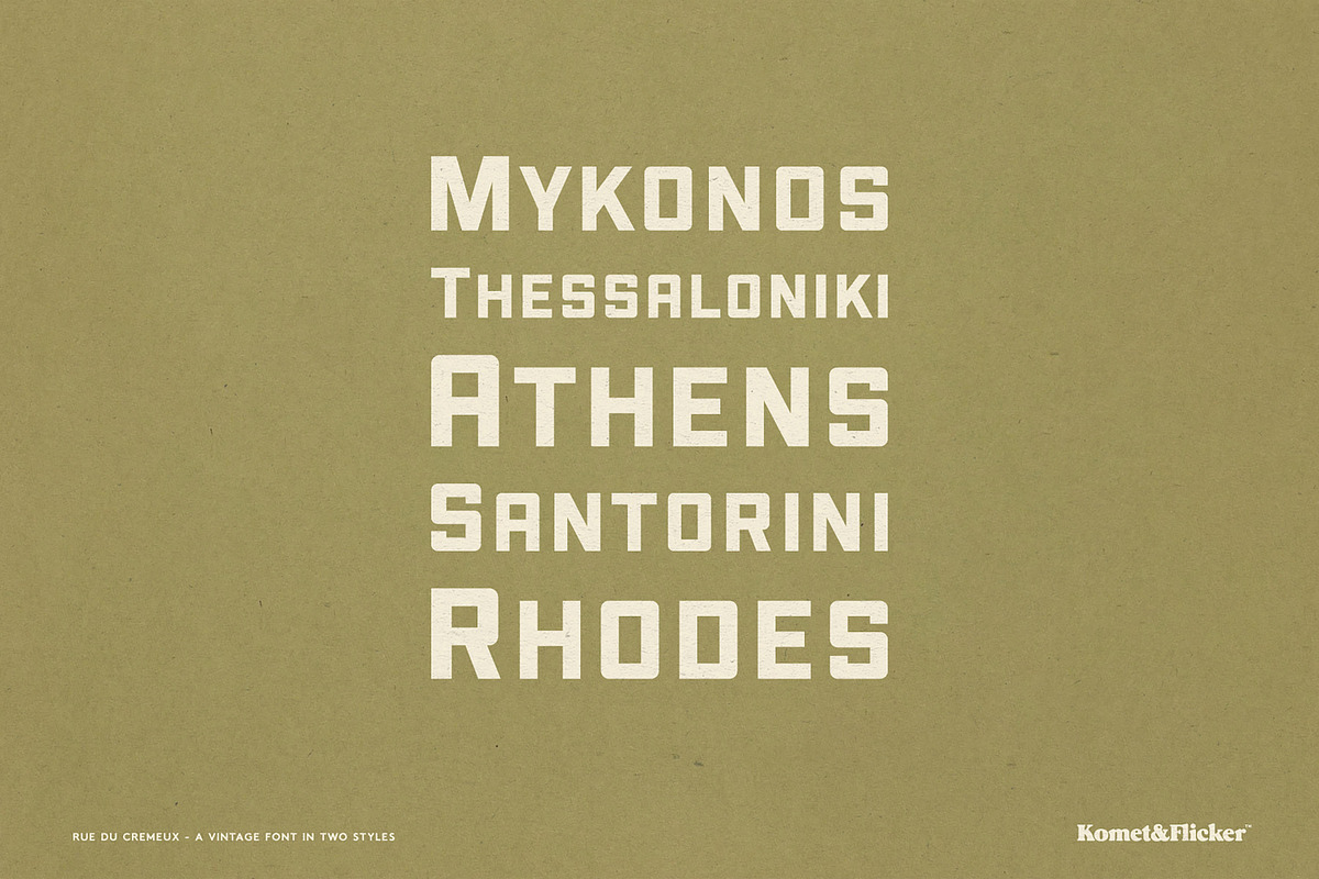 Rue Du Cremeux, a Slab Serif Font by Komet & Flicker (Photo 8 of 13)