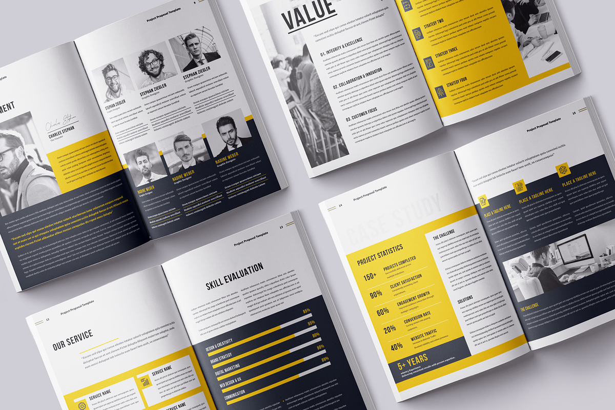 Proposal Template | Canva, a Brochure Template by ArtisticLand (Photo 5 of 10)