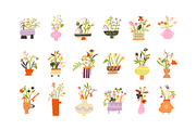 Bloom Season Summer Floral Clipart, a Decorative Illustration by Olia (Thumbnail 10 of 12)