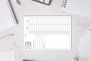 Time Box Printable Template