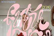 Y2K Lettering Psychedelic Retro Vibe, an Object Graphic by Oksana Trygub (Thumbnail 13 of 19)