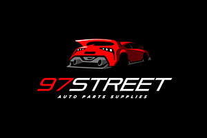 Modern Simple  Drift Car Logo, a Branding & Logo Template by Suhandi