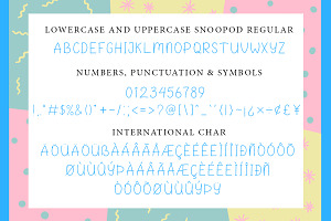 Snoopod Handwritting Display Font