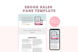 Pastel Ebook Sales Templates