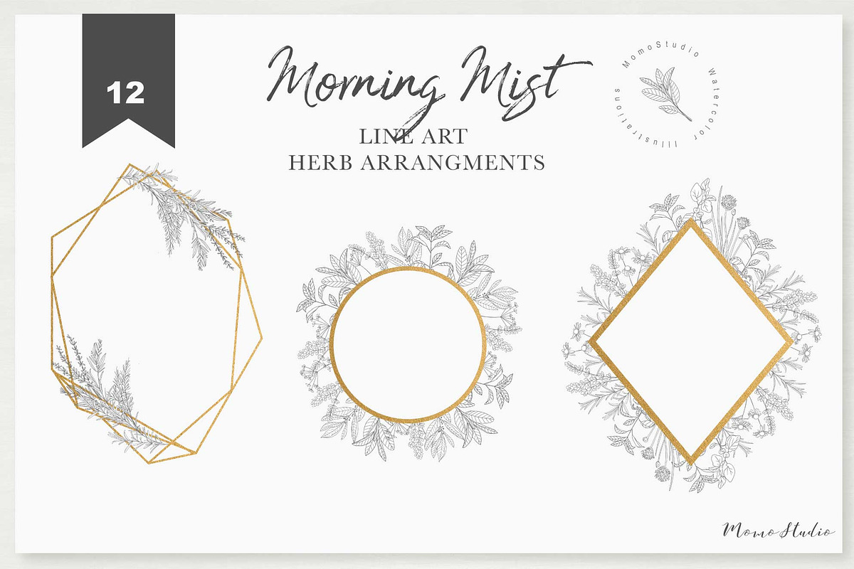 Morning Mist - Herb Collection, a Decorative Illustration by Momo Studio (Photo 12 of 18)