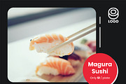 Sushi Restaurant Instagram Post, a Social Media Template by FDR Studio (Thumbnail 6 of 6)
