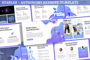 Starler - Astronomy Keynote Template