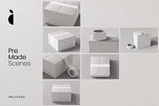 Shipping Box Mockup Kit, a Packaging Mockup by Catkie - Digital Art (Thumbnail 3 of 10)