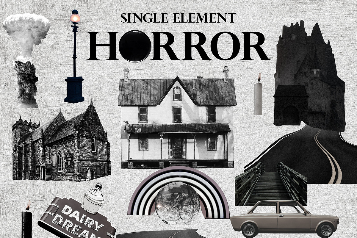 Horror collage. Halloween collection, an Object Graphic by ma_i_vi (Photo 10 of 18)