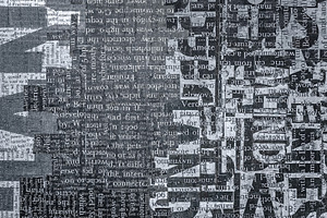 Abstract Graphic Fonts Texture