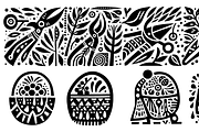 Vintage Fruits Folk Art, a Decorative Illustration by devastd (Thumbnail 22 of 27)